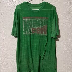 Mountain Dew Soda Logo Green Tshirt
No size tag
Fits like men’s XXL